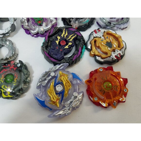 Beyblade Parts Lot 60 pieces Layers Turbo Discs Valtryek Sphinx BeyWarriors Case - Picture 9 of 16